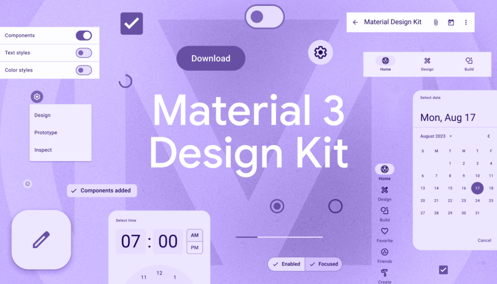 Google's Material 3 Design Kit Cover Image